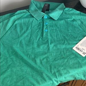 lululemon athletica Teal Polo Shirt